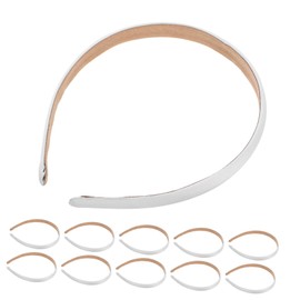 Outanaya 15pcs Wide White Headbands for Women Nonslip Fashion Hair Bands for Holiday Costumes Durable Cloth Wrapped Hair Accessories for DIY Crafts