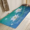 Bathroom Runner Practical Breathable Soft Comfortable Exquisite Design Decorative Carpet