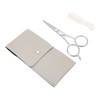Bluezoo Beard Mustache Scissors Combs Professional Men Hair Grooming Kit