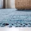 Safavieh Rag Rug Collection RAR127B Hand Woven Blue and Multi