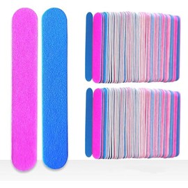 Paquete de 300 piezas limas de uas desechables de doble cara para manicura y pedicura (grano 180240)                                                  