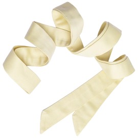 Maya Deluxe Women's Ladies Satin Sash Waist Tie Ribbon Bow Accessory for Bridesmaids Bridal Wedding Prom Evening Occasion Belt, lemon