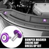 X AUTOHAUX 10pcs Fender Washer Bumper Washer M6 Bolts Engine