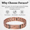 Feraco Pure Copper Bracelets for Men,Fly High with Canadian Eagle