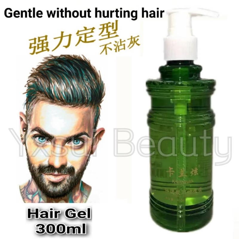 (k-green gel 300ml )Hair Styling Gel Superior Hold 300ml -