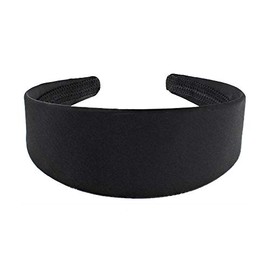 Zac's Alter Ego 45mm Black Satin Aliceband/Headband - School Accessory