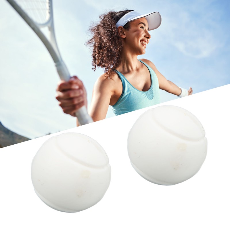 6 Pcs Tennis Racket Damper Silicone Shock Absorber Tennis Ball