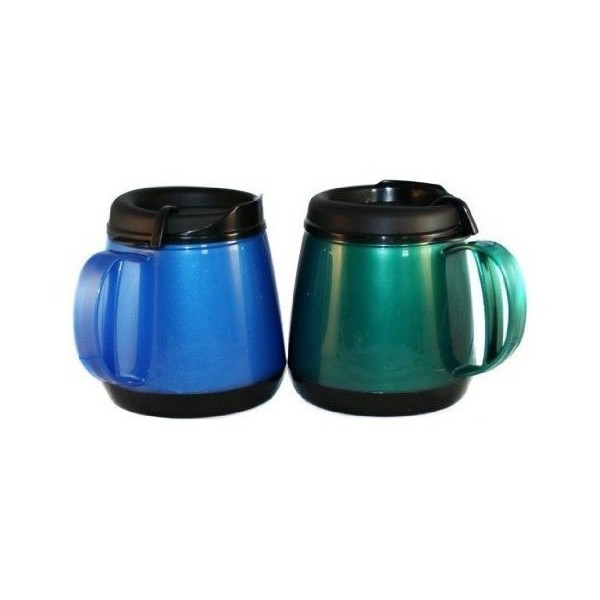 GAMA Electronics Two 20oz. Foam Insulated Wide Body ThermoServ Mugs