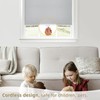 ChrisDowa Cordless Blackout Roller Shades for Windows, Thermal Insulated UV