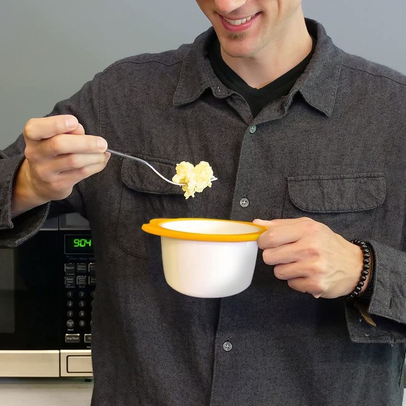 Microwave Egg Cooker Poacher Scramble Omelet Eggwich Maker with Silicone