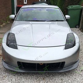 VT Supplies 30CM x 106CM Headlight Tint Perforated Mesh Film Like Fly Eye + Squeegee Tool