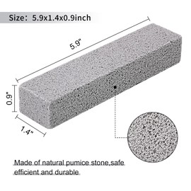 HongWay 36 Pack Pumice Stones for Toilet Cleaning Bowl Stick,Pumice Scouring Pad Pumice Stick Cleaner for Cleaning Toilet, Bathtubs, Kitchen Sink, Grill, Household (5.9 x 1.4 x 0.9 Inches)