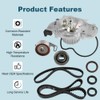 VANJING Engine Timing Belt Kit with Water Pump Tensioner Compatible