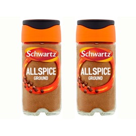 Seasoning, Herbs and Spices Bundle Pack with Schwartz Ground Allspice 37g Jar - 2 Pack