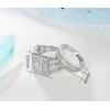Women Wedding Ring Set White Gold Cubic Zirconia Anniversary Rings