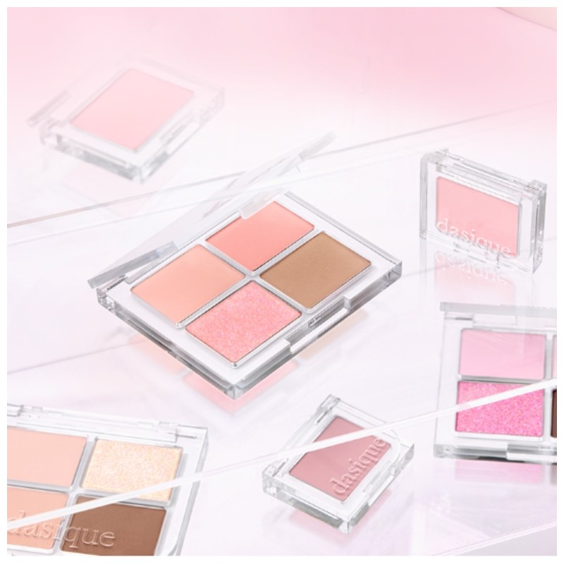 DASIQUE Mood Single Shadow 1.2~1.5g, Shade:20 Rose Veil(Glitter)