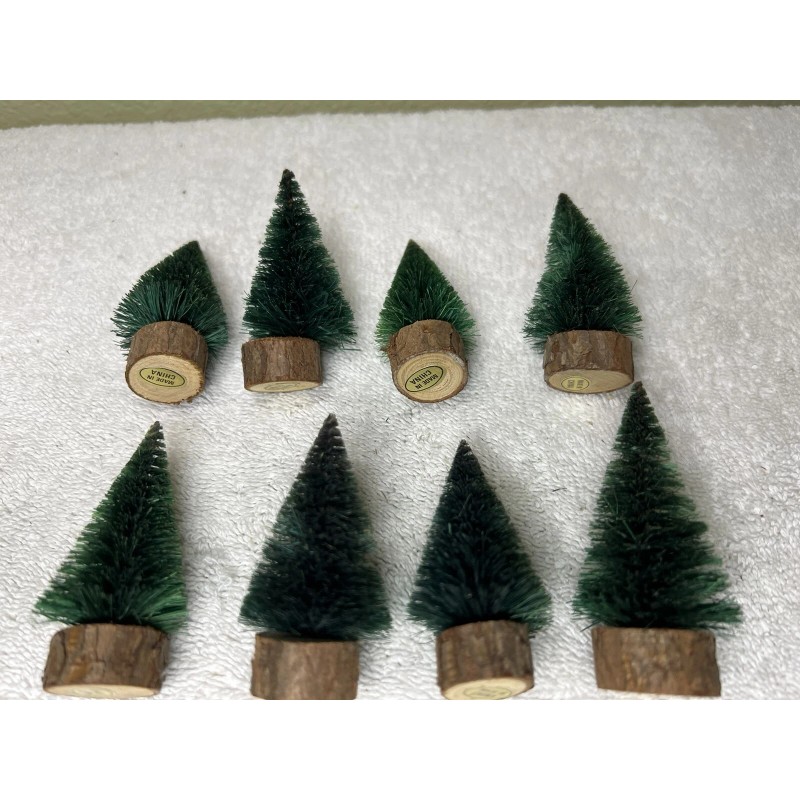 Liberty Falls Miniature Green Trees Accessory 3” Tall Set Of