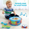 Kidoozie My First Drum Set, 6 Instruments for Children Ages