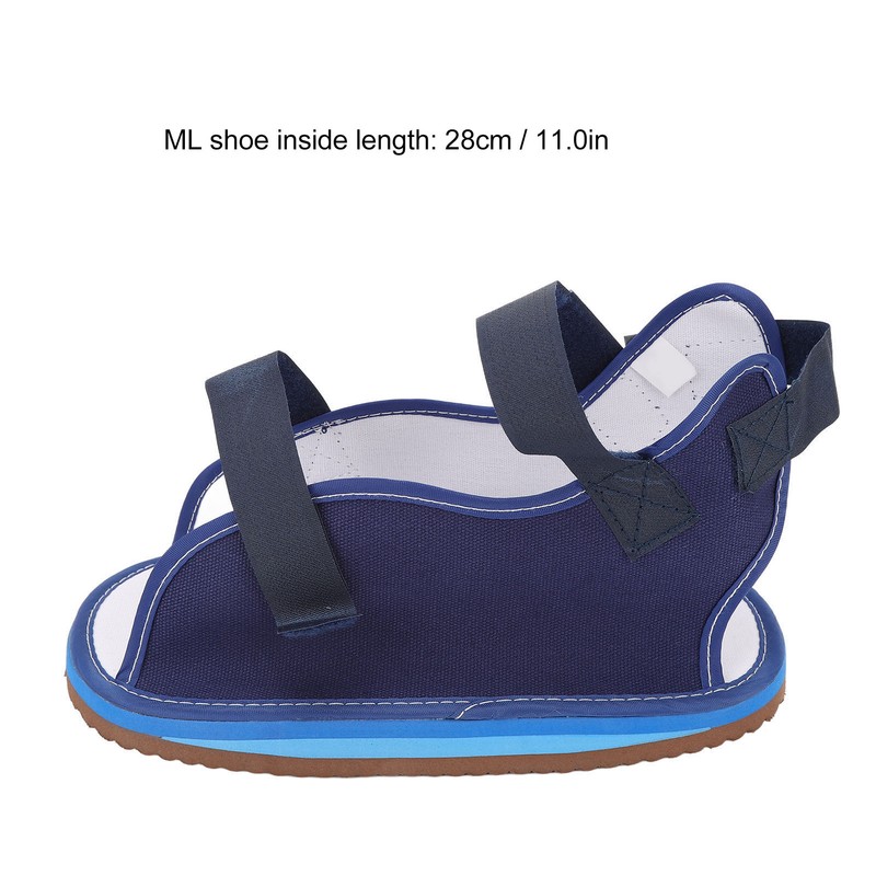 Cast Shoe Open Heel Breathable Protective Prevent Slip Post Operative