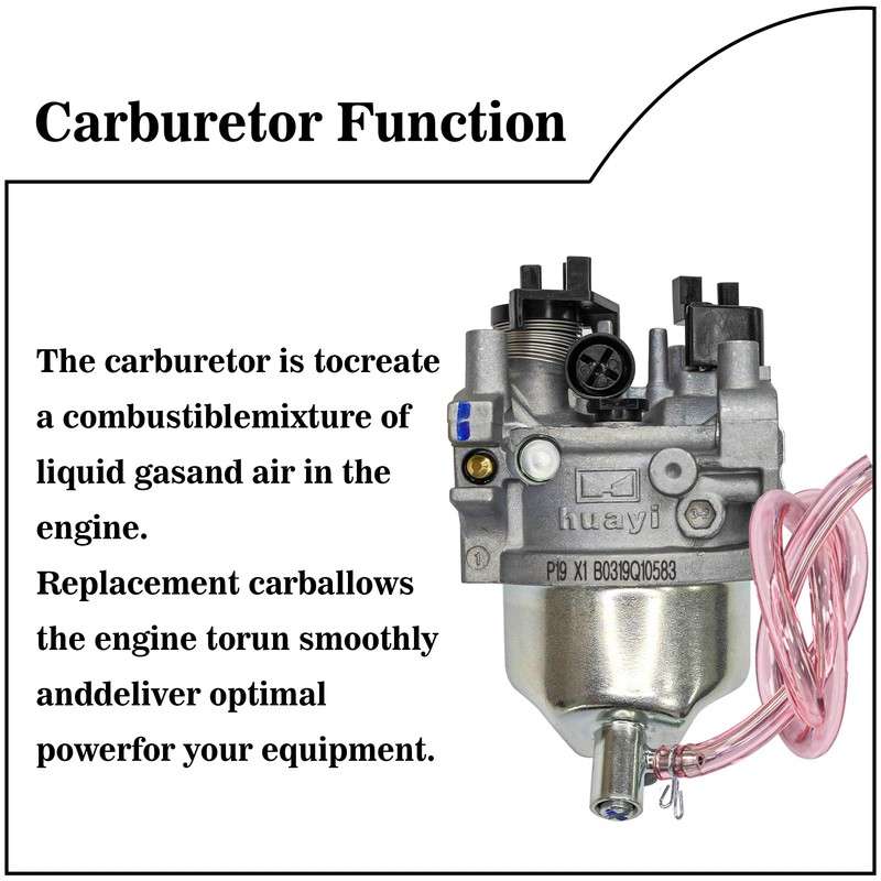 fullas Huayi Carburetor for Cummins Onan P4500i Inverter Generator, Westinghouse