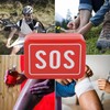 SOS Case, SOS Lifesaving Stainless Steel Container for Survival Kit