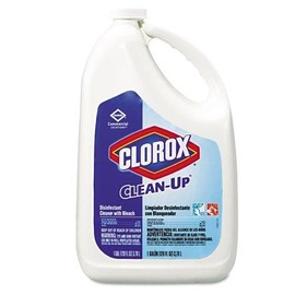 Clean-Up Disinfectant Cleaner With Bleach, Fresh, 128 Oz Refill Bottle