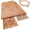 Bits and Pieces Rotating Puzzle Board with Drawers – 1000