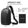 BANGE Fashion Sling Bag, Waterproof Shoulder bag, Crossbody Backpack for