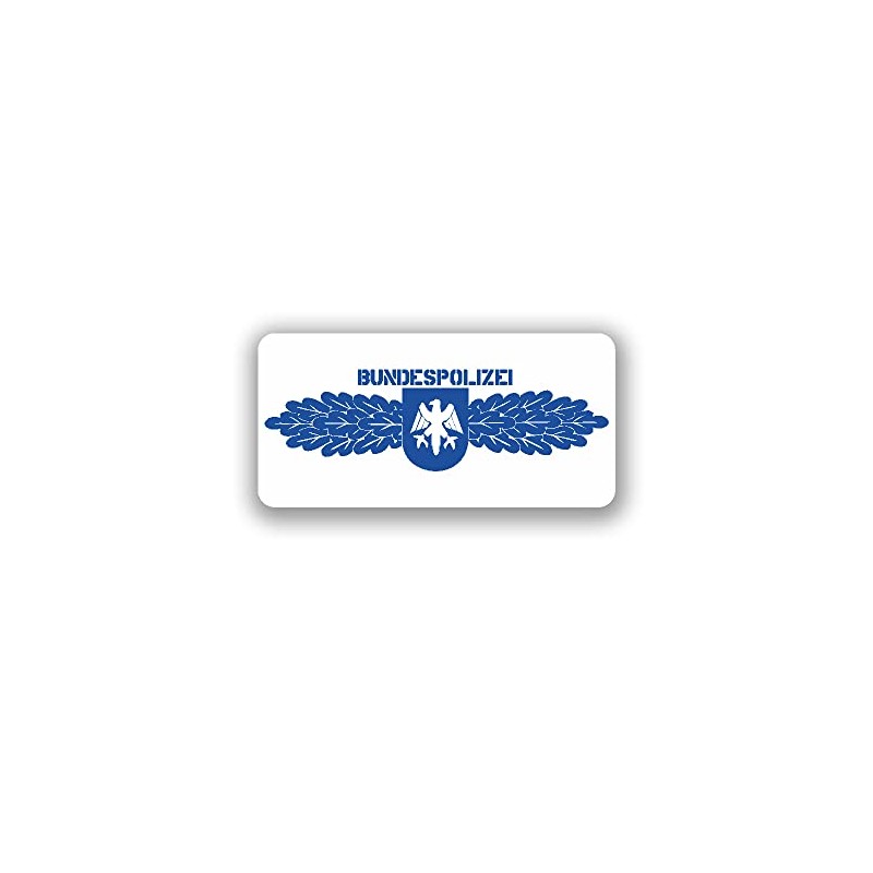 #A3735 BUNDESPOLIZEI Badge Type 2 Sticker BPOL Federal Republic 10