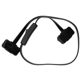 Nicear Obd 2 Cord 16 Pin Male To Female Obd-Ii/Eobd Right Angle Diagnostic Code Reader Obd2 Adapter Cable Connector With On/Off Switch