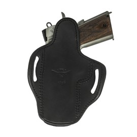 Tagua Gunleather - Full Grain Leather Gun Holster - Right Hand OWB Holster Open Top Belt Slide - Fits Glock 19 - Glock 23 - Glock 32 - Sig Sauer P228/P229 - S&W M&P Compact & More
