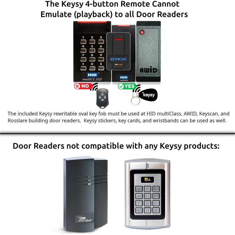 Keysy RFID Duplicator - Copy Key Fobs and Key Cards