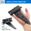 HOME MASTER HARDWARE 8 Inch T-Strap Heavy Duty Shed Door