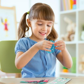 Ravensburger BeCreative 18248 Friendship Bracelet, DIY for Children from 8 Years, Blue