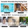 Hjyokuso Microfibre Dog Drying Coats, Dog Towels For Drying Dogs,