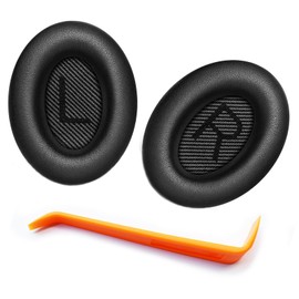QC35 Ear Pads - Replacement Earpads Designed Exclusively for Bose QuietComfort 35 II and QC35 Headphones & More(Black)