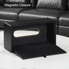 MEIBOOCH Rectangle Tissue Box Cover, Luxury PU Leather Tissue Box