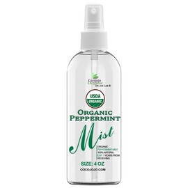 Dr Joe Lab Organic Peppermint Mist For Skincare - USDA Certified Organic- Face Mist Spray - Soothing & Relaxing -100 Pure Peppermint Essential Oil & Glycerin Body Mist - Packaging May Vary. (4 oz)
