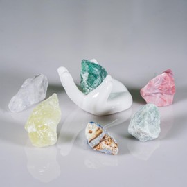 Calm Mind Crystal Set – 6 Natural Stones for Stress Relief & Relaxation Helps reduce anxiety, quiet the mind, and release daily tension.
