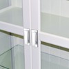 Weysat 4 Pcs Mirror Closet Door Pulls Handle Adhesive Self