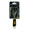 1x Yellow 15cm Forged Steel Adjustable Wrench - Universal Adjustable