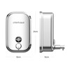 interhasa! Wall Mounted Soap Dispenser, Stainless Steel Soap Dispenser, Wall