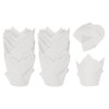 sourcing map 200 Pcs Tulip Baking Cups Cupcake Muffins Liners