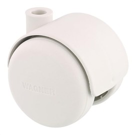 Wagner Design 01600501 Hard Furniture Castor Diameter 50 mm Height 55 mm Papyrus White Load Capacity 50 kg