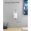 BrosTrend Dual Band 1200Mbps WiFi Bridge, Convert Your Wired Device