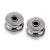 PROTECH Set of 2 Rope Pulleys 25 mm Wire Rope