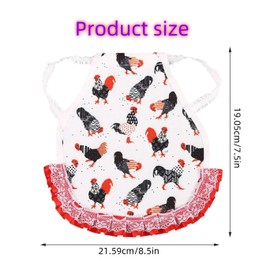 Chicken Saddles Hen Apron with Elastic Strap,2Pcs Standard Chicken Saddle Hen Apron with Elastic Straps Back Wing Protector, Chicken Saddle for Hens,Chicken Saddle Hen Aprons Jacket Straps Hen Apron