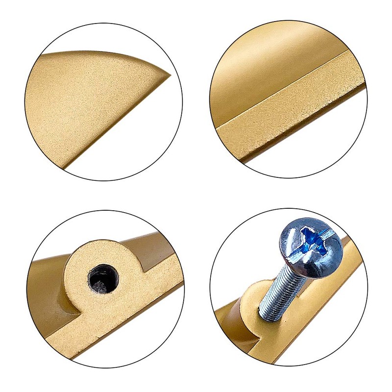 Liujiami Pack of 4 Half Moon Shape Cupboard Drawer Wardrobe