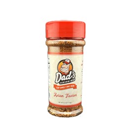 Dad’s Seasonings Asian Fusion Rub & Seasoning - BBQ Spice Blend for Smoking, Grilling & Roasting - Sweet, Spicy, Smoky Flavor, All Natural Rub for Ribs, Chicken, Steak, Pork - Made in USA (4.6oz)