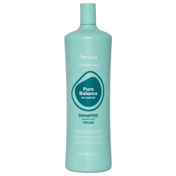 Fanola Vitamins Pure Balance Anti-Dandruff Purifying Shampoo, 1000 ml